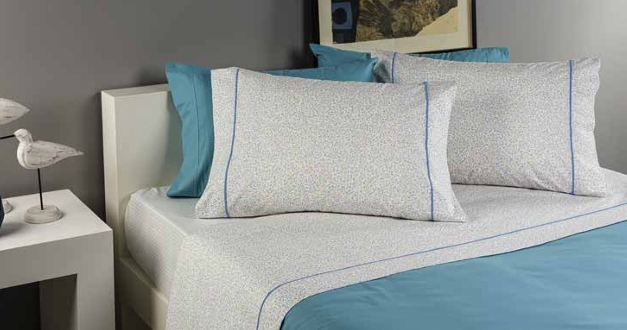 ASA Flores Azul Jogo Lençóis Flores - Image 2