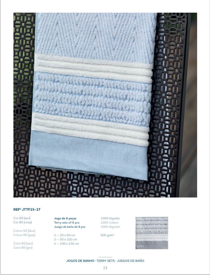 Jogo de Banho Ref JTTF15 17 Jogo Banho REFª JTTF15-17 - Image 1