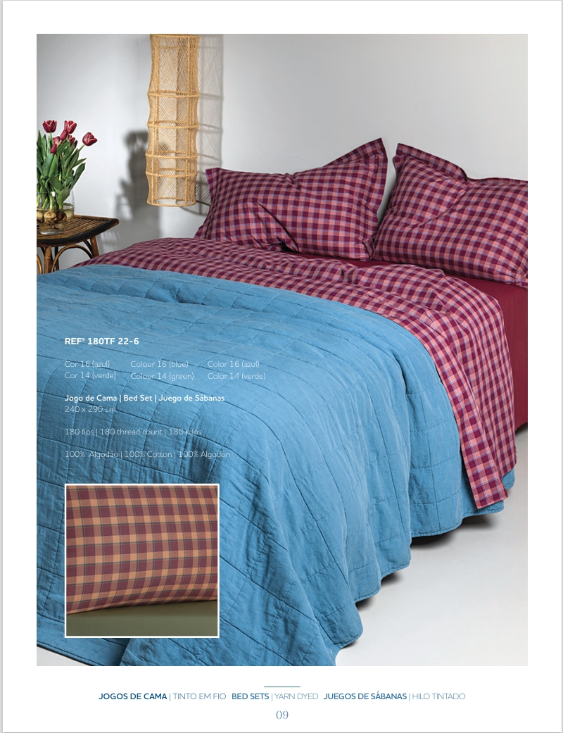Jogo de cama Estampado180TF 2 6 Jogo Lençóis REFª 180TF 22-6 - Image 1