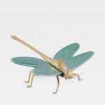 Libelinha Faiança e Latão