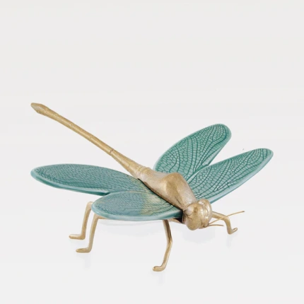 Libelinha Faiança e Latão