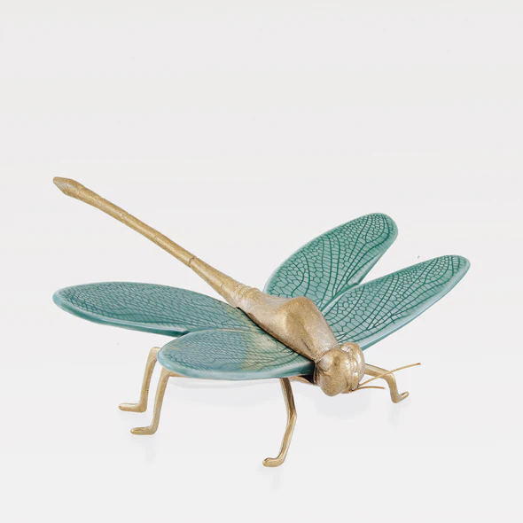 Libelinha_Verde_NAT_590x Libelinha Faiança e Latão - Image 1