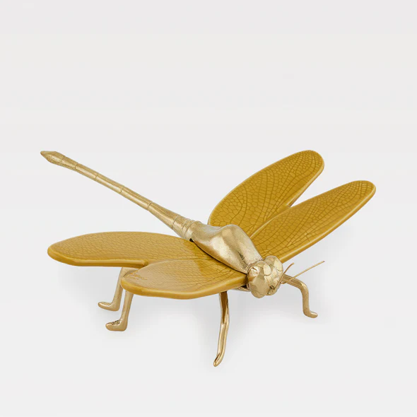 Libelinha_mostarda_NAT_590x Libelinha Faiança e Latão - Image 3