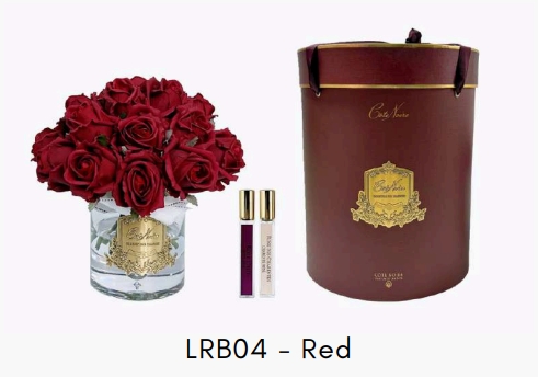 LRB04 Red Ramo de Botões de Rosa com fragrância - Grande - Image 1
